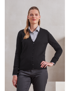 P-PR402-Cardigan "Essential" en acrylique pour femme 2